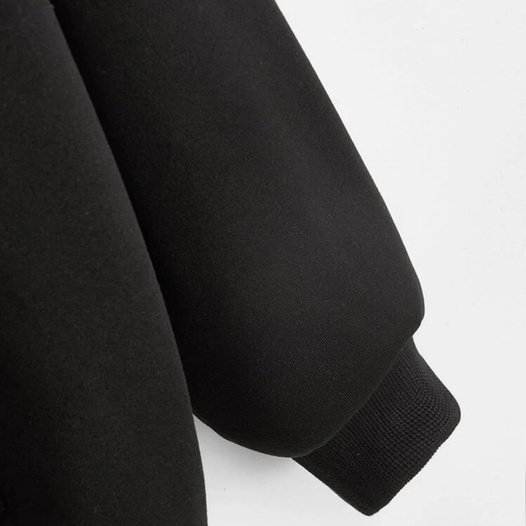 Drawstring Zip Up Oversized Hoodie - Picture 3 of 4